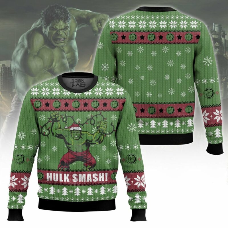 Hulk Smash! Ugly Sweater