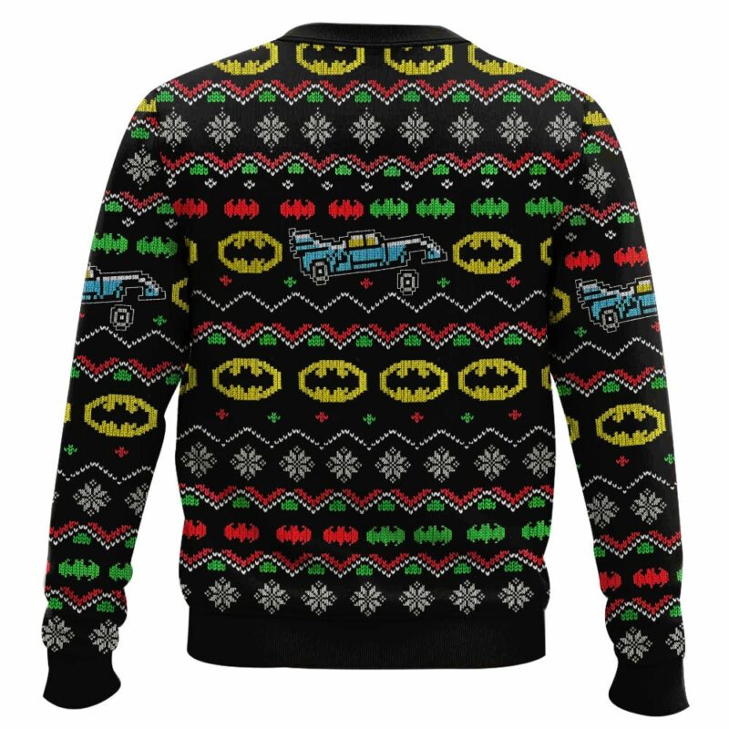 Batmobile Lost Its Wheel Joker Got Away Batman Ugly Sweater