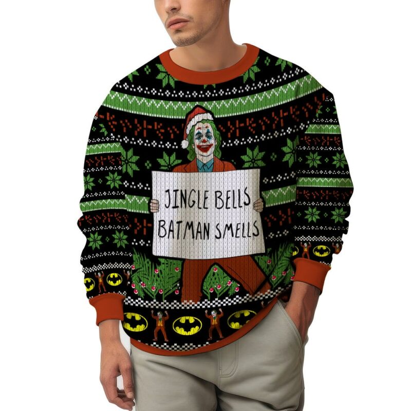 The Joker Jingle Bells Batman Smells Ugly Sweater