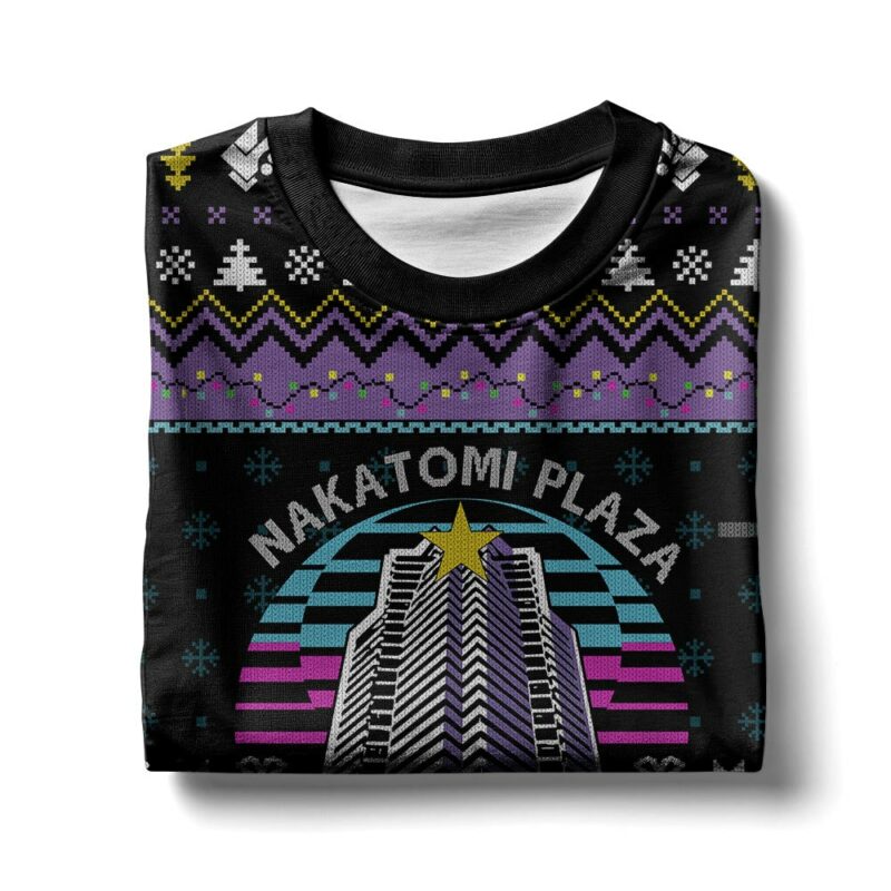 Nakatomi Plaza Christmas Party 1988 Die Hard Ugly Sweater