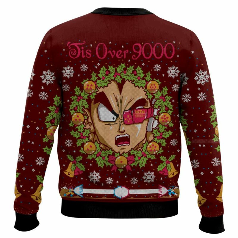 It's Over 9000 Dragon Ball Z Ugly Sweater