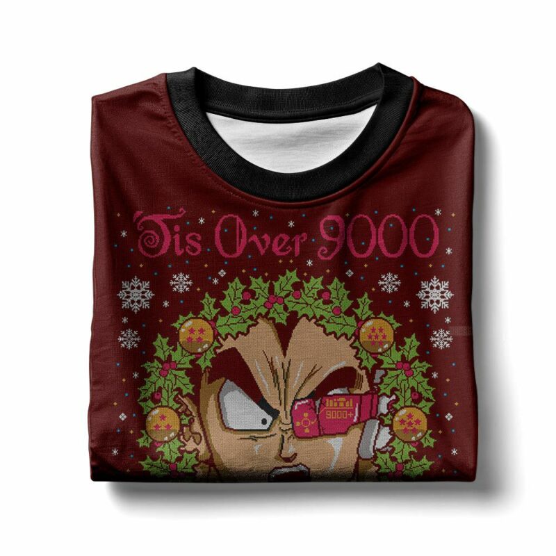 It's Over 9000 Dragon Ball Z Ugly Sweater