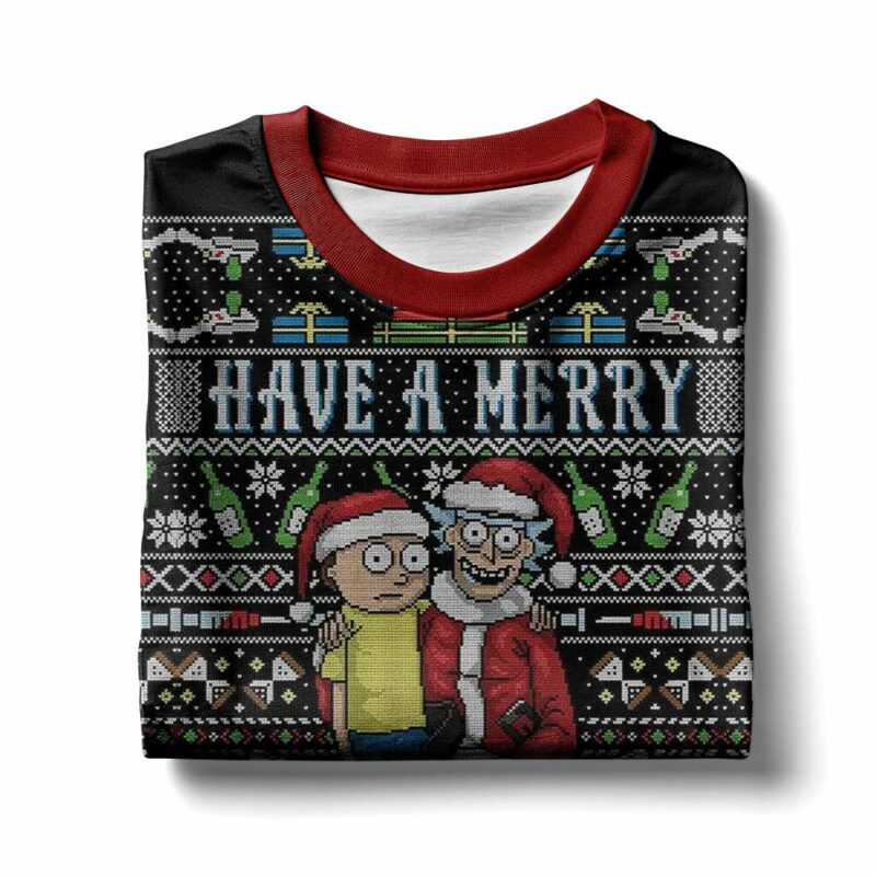 Have A Merry Schwiftmas Rick And Morty Ugly Sweater