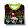 Sandy Claws Is Coming To Town Jack Skellington The Nightmare Before Christmas Ugly Sweater