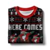 Here Comes Santa Floss Santa Claus Ugly Sweater