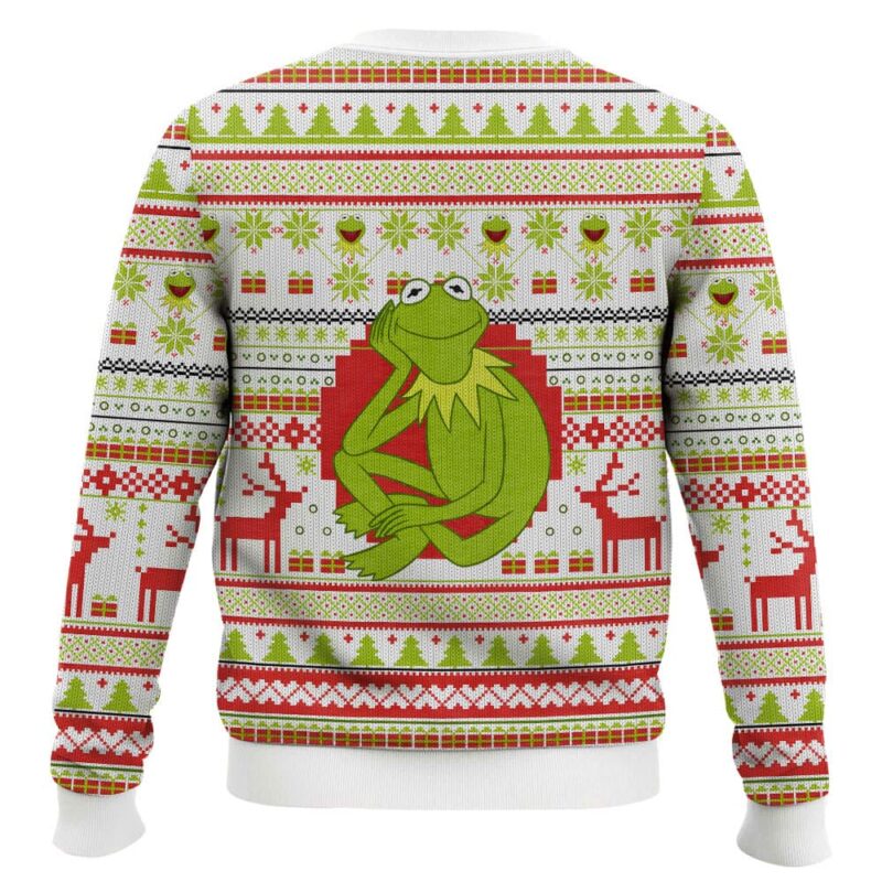 Kermit The Frog Here The Muppet Show Ugly Sweater