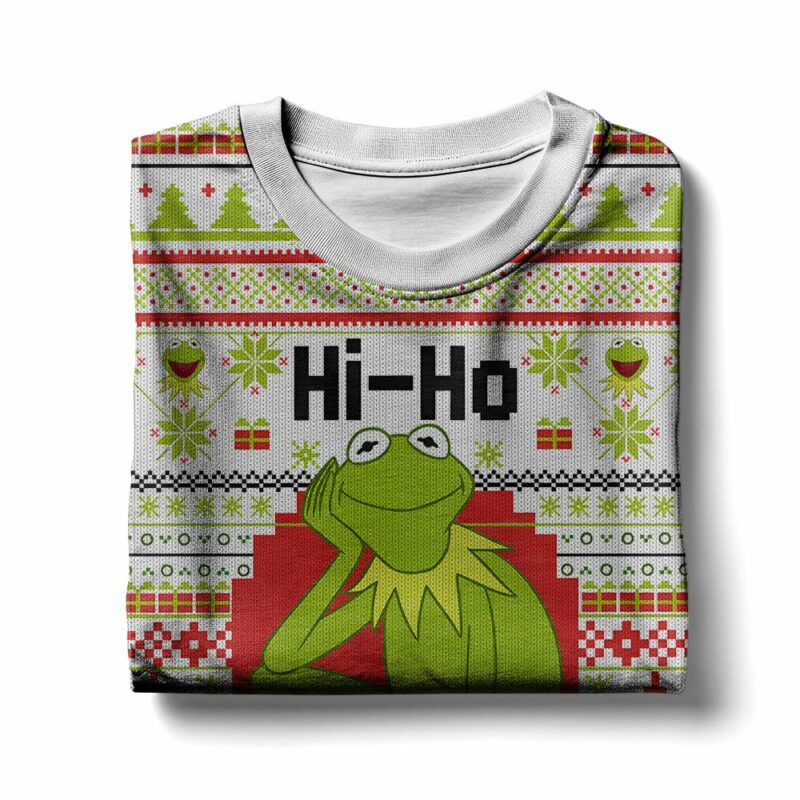 Kermit The Frog Here The Muppet Show Ugly Sweater