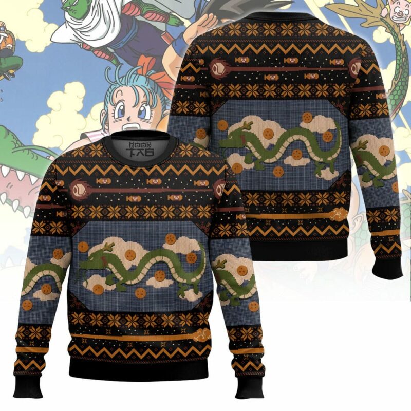 Kamehameha Dragon Ball Ugly Sweater