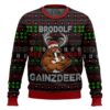 Brodolf the Red-Nosed Gainzdeer Rudolph the Red-Nosed Reindeer Ugly Sweater