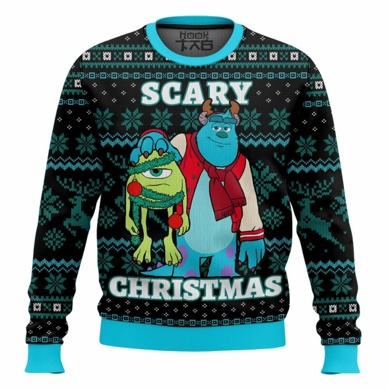 Scary Christmas Monsters Ugly Sweater