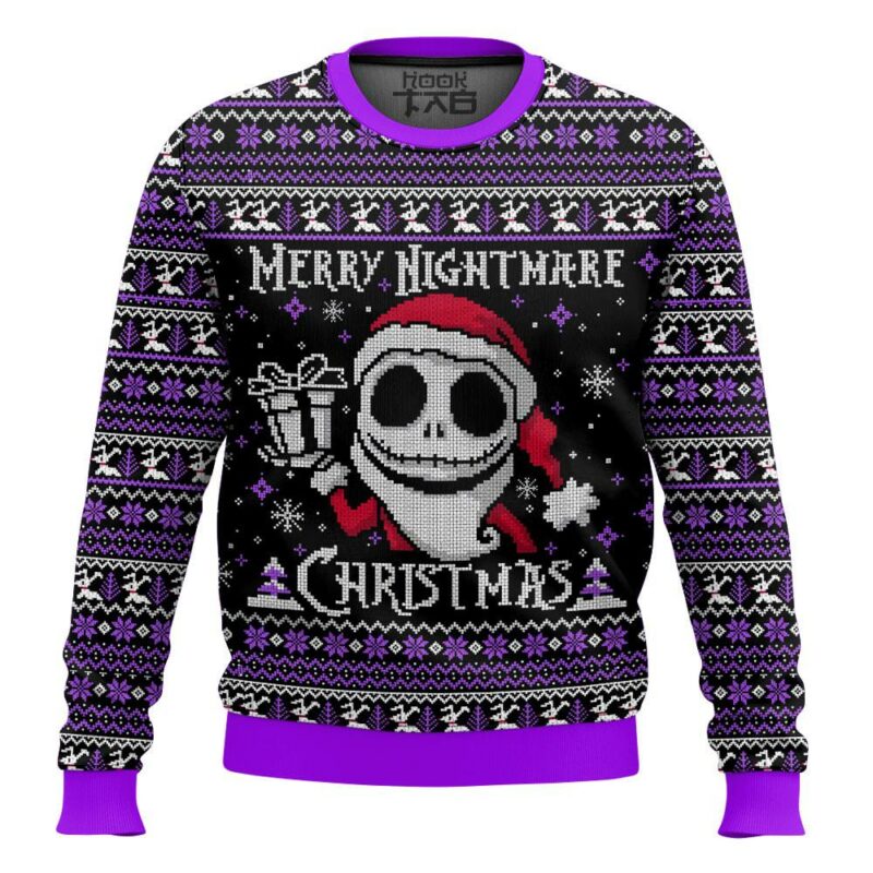 Merry Nightmare Christmas The Nightmare Before Christmas Ugly Sweater