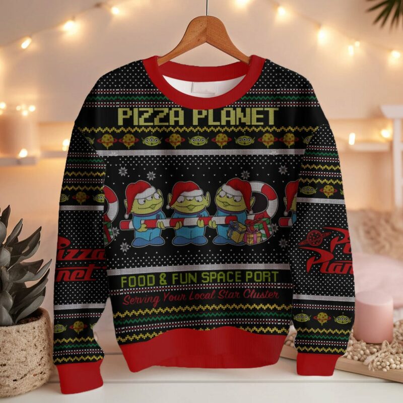 Pizza Planet Toy Story Ugly Sweater