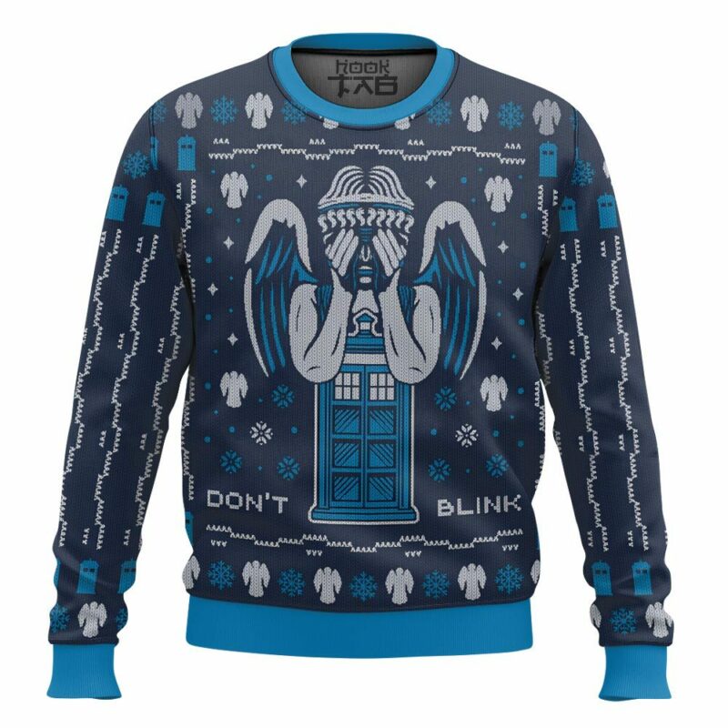 Don't Blink Doctor Who Ugly Sweater