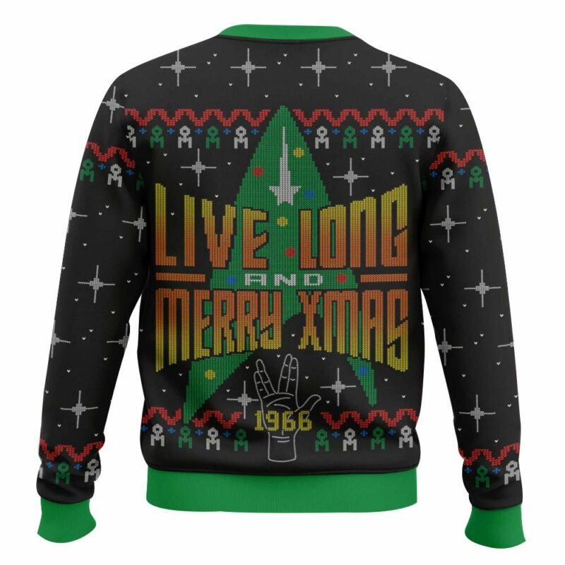 Live Long And Merry Xmas ST Ugly Sweater