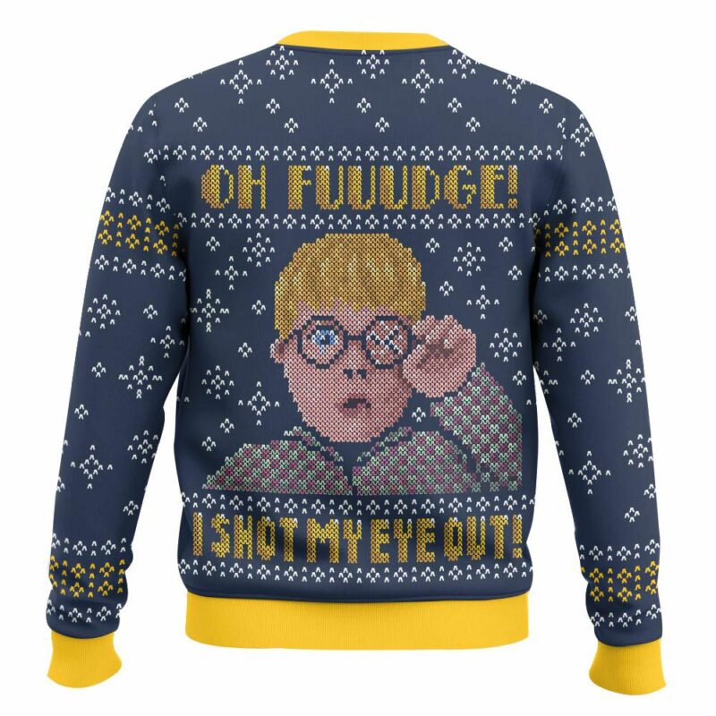 Oh Fuuudge! I Shot My Eye Out! A Christmas Story Ugly Sweater