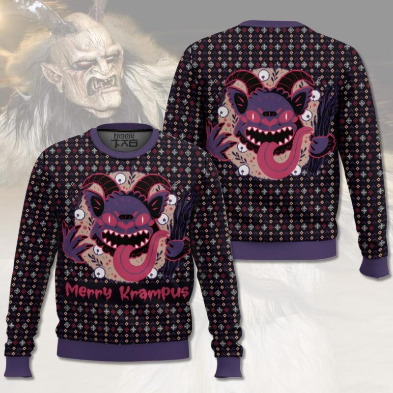 Merry Krampus Ugly Sweater