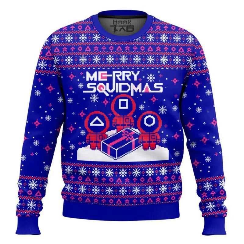 Merry Squidmas Squid Game Ugly Sweater