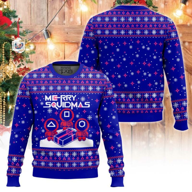 Merry Squidmas Squid Game Ugly Sweater