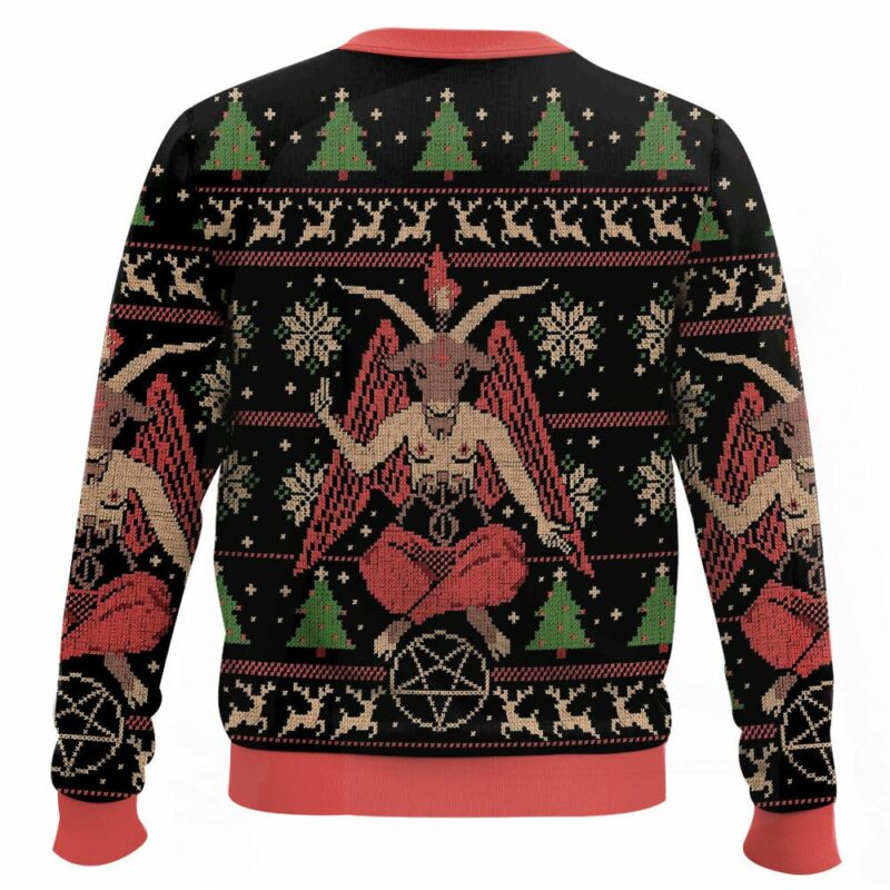 Hail Santa Satan Claus Ugly Sweater