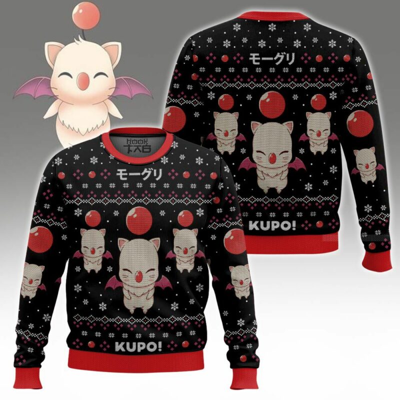 Kupo! Moogle Final Fantasy Ugly Sweater