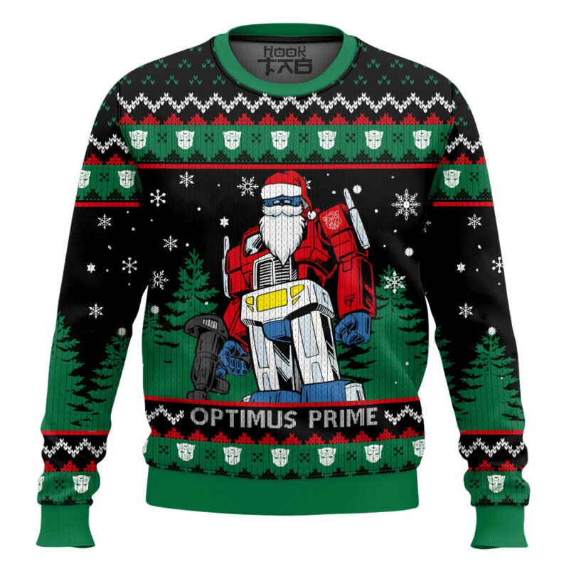 Optimus Prime -Transformers Ugly Sweater