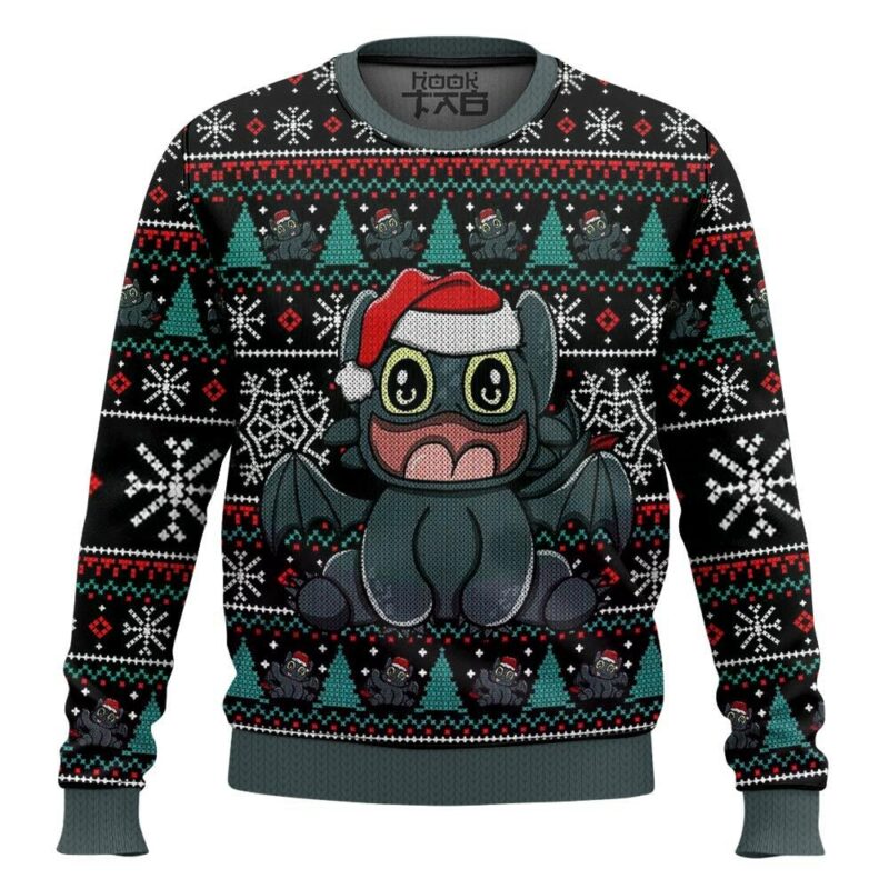 Night Fury How to Train Your Dragon Ugly Sweater