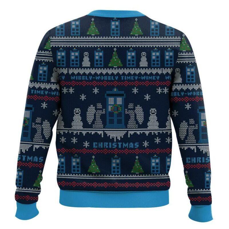 Wibbly - Wobbly Timey - Wimey Christmas Doctor Who Ugly Sweater