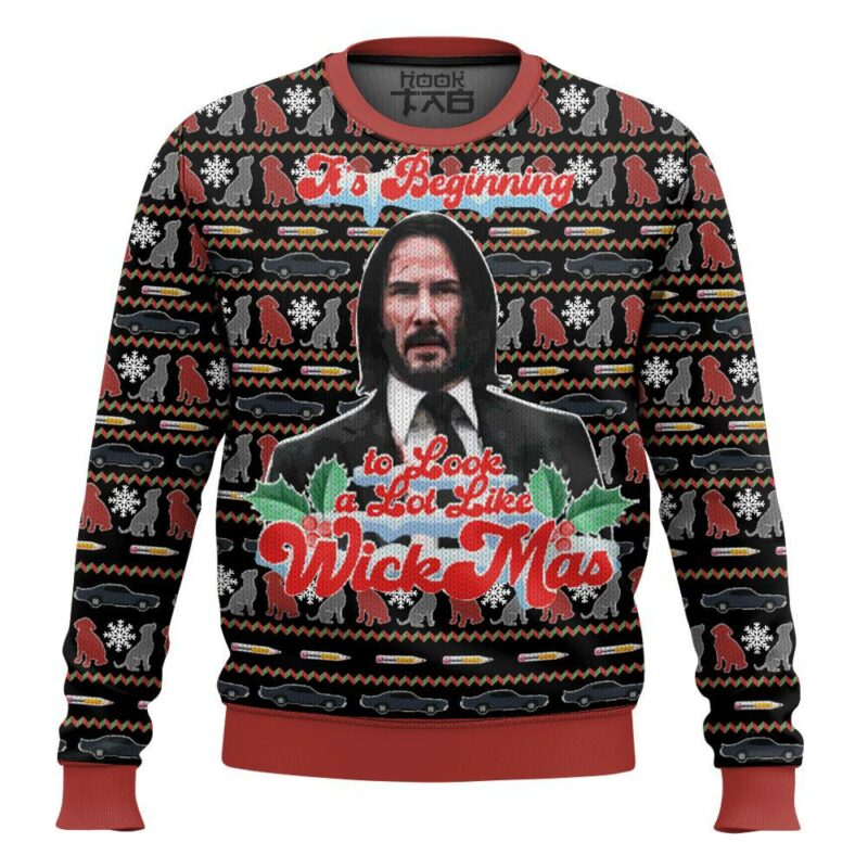 It's Beginning To Look A Lot Like WickMas John Wick Ugly Sweater