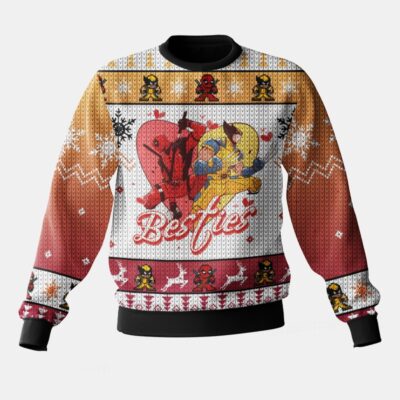 Deadpool And Wolverine Ugly Sweater