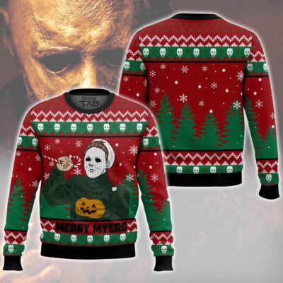 Merry Myers Michael Myers - Halloween Ugly Sweater