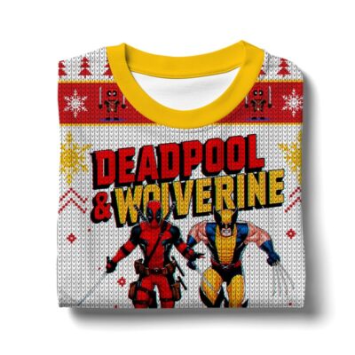 Deadpool And Wolverine Ugly Sweater