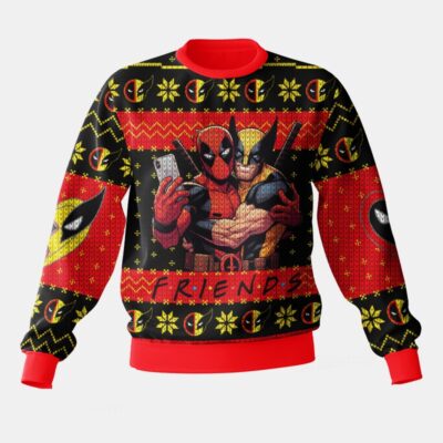 F.R.I.E.N.D Deadpool And Wolverine Ugly Sweater