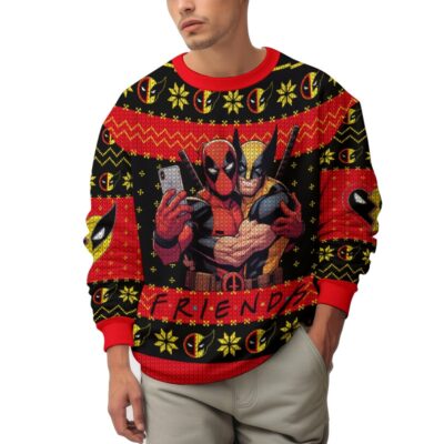 F.R.I.E.N.D Deadpool And Wolverine Ugly Sweater