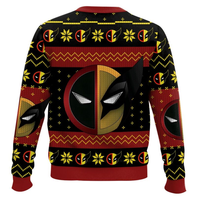 Deadpool And Wolverine Ugly Sweater