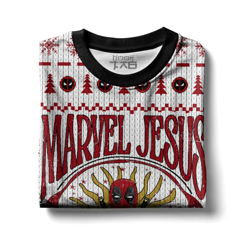 Marvel Jesus Deadpool Ugly Sweater