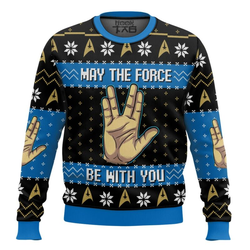 May the Spock Be With You ST Ugly Sweater