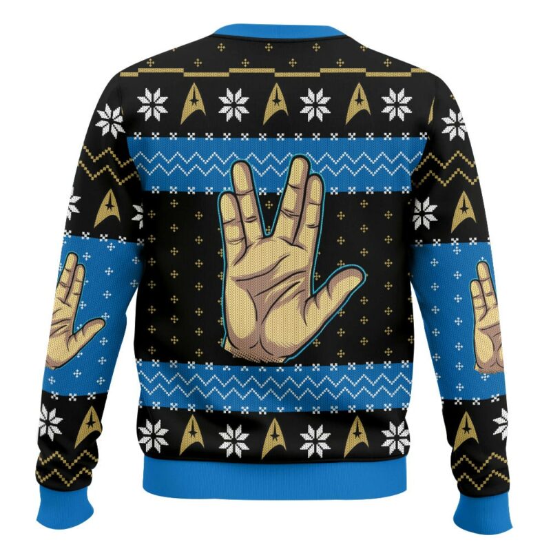 May the Spock Be With You ST Ugly Sweater