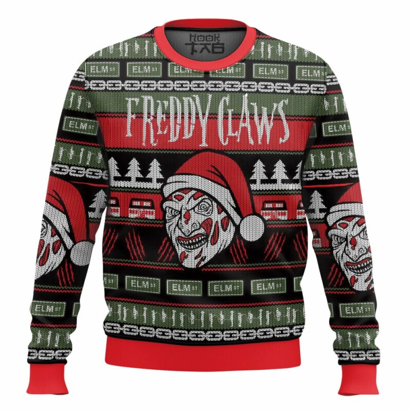 Freddy Claws A Nightmare on Elm Street Ugly Sweater Ugly Sweater