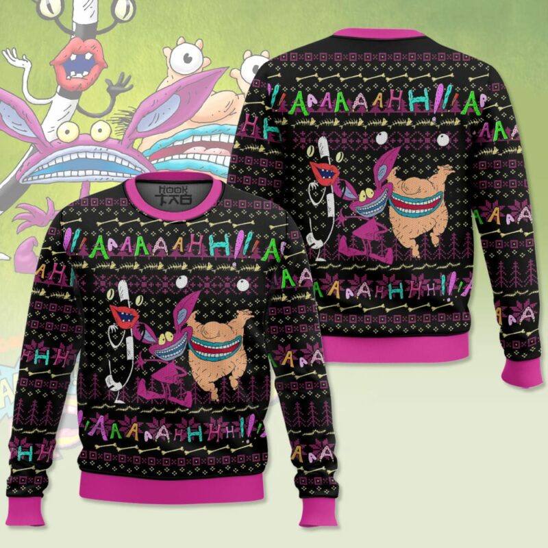 Aaahh!!! Real Monsters Ugly Sweater