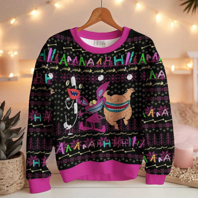 Aaahh!!! Real Monsters Ugly Sweater