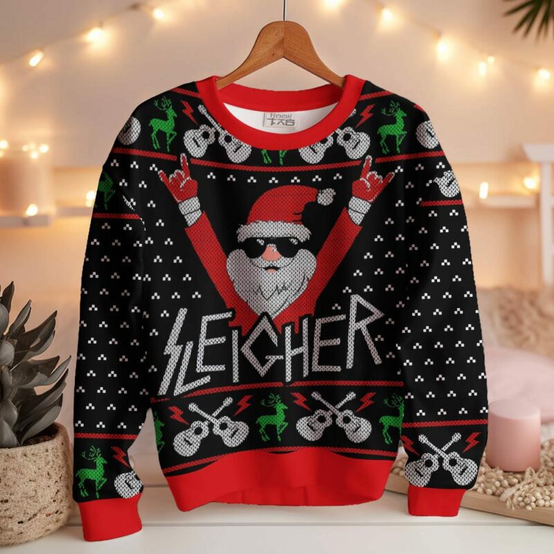 Sleigher Santa Ugly Sweater