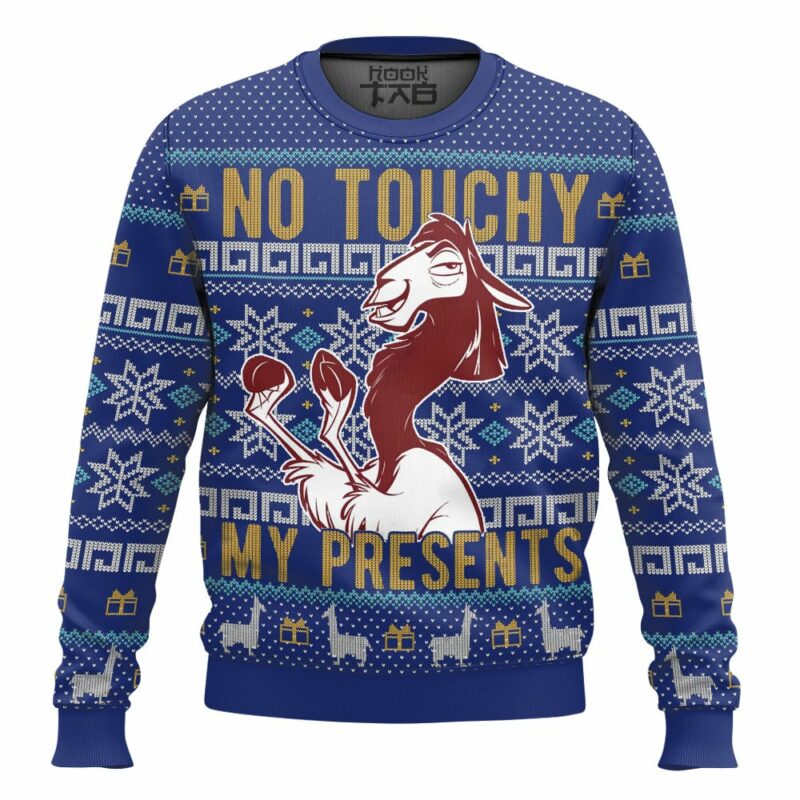 No Touchy My Presents The Emperor’s New Groove Ugly Sweater