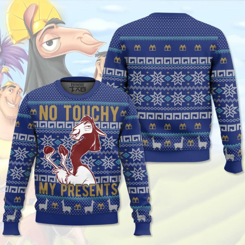 No Touchy My Presents The Emperor’s New Groove Ugly Sweater