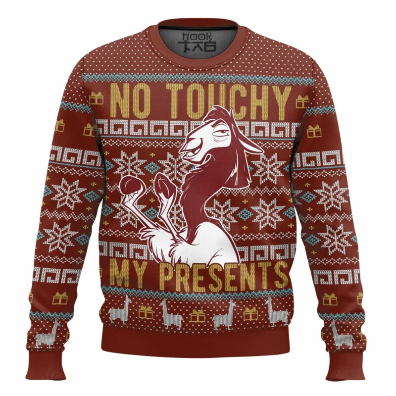 No Touchy My Presents The Emperor’s New Groove Ugly Sweater