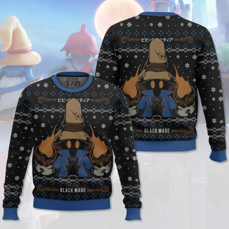 Vivi Black Mage Final Fantasy IX Ugly Sweater