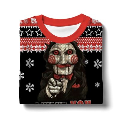 I want to play a game Jigsaw - Saw Ugly Sweater