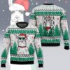 Santa Llama Boss Ugly Sweater