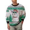 Santa Llama Boss Ugly Sweater