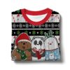 Ice Bear Cartoon Christmas Ugly Sweater