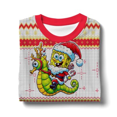 The Spongebob Claus Christmas Uggly Sweater